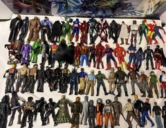 HUGE 4″ Action Figure Lot Of 68 No Duplicates Vtg 85′ Marvel DC Battlestar READ