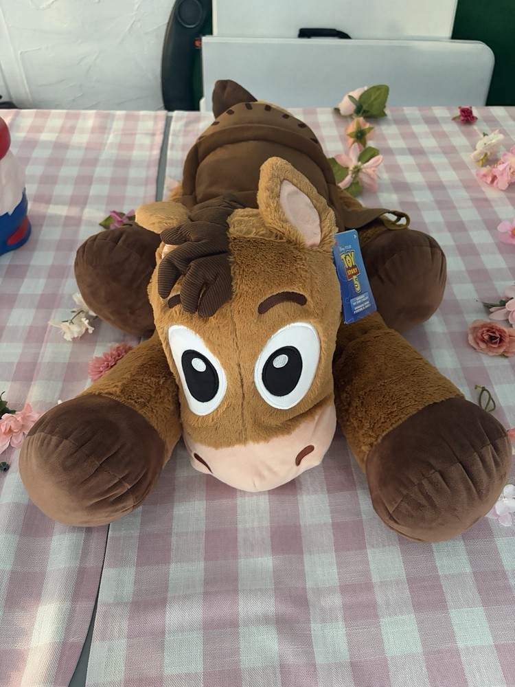 Mattel Disney and Pixar Toy Story 5 Ginormous Plush, 24-Inch Bullseye 🎯