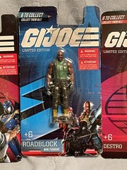 NEW Hasbro GI Joe Roadblock Cobra Commander & Destro Mini Action Figures