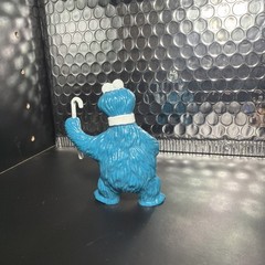 Tap Dancing COOKIE MONSTER Hat Cane Tara Toy PVC Muppets SESAME STREET