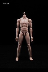 1/6 Male Narrow Shoulders Muscular Joint Body For 12” Action Figure Model Doll