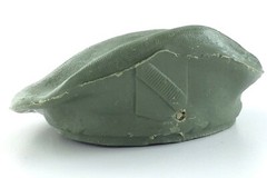 Vintage Stony Smith Marx Beret Hat Cap Accessories Army Green Military Toy S169