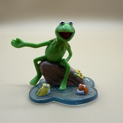 Vintage Applause Kermit the Frog Rock Fish Figurine Muppets Collectible PVC