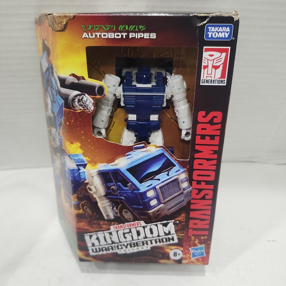 Transformers Kingdom War for Cybertron Trilogy WFC-K32 Autobot Pipes NEW SEALED