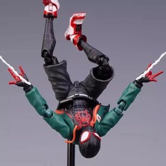 Spider-Man Action Figure Miles Morales Into The Spider Verse Toy Gift With Box