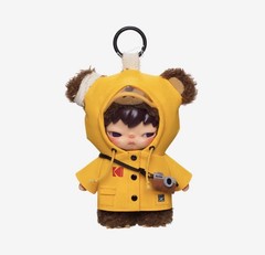 Pop Mart Hirono x Kodak Click Bear Plush Doll Pendant Authentic Factory Sealed