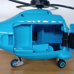 Disney Pixar Cars THE KING Dinoco Helicopter Sounds & Movement Toy 14″x7″ Works!