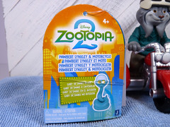 Disney Zootopia 2 Pawbert Lynxley Gary De Snake Motorcycle Sidecar Toy NEW! – L3