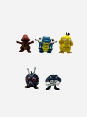Pokémon Charmander Blastoise Psyduck Poliwrath Mini Figures VTG Toys HTF Retro