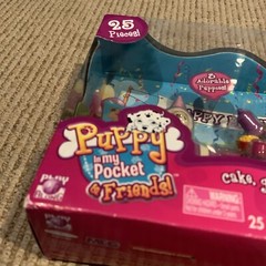 Puppy In My Pocket & Friends Puppy Party Playset 2009 New 25 Pieces