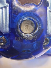 Bakugan Rubanoid Blue Aquos Translucent Gundalian Invaders DNA 620G READ!!!