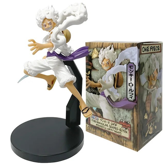 One Piece Luffy Nika 18cm Anime PVC Figure Collectible Statue Model Toy