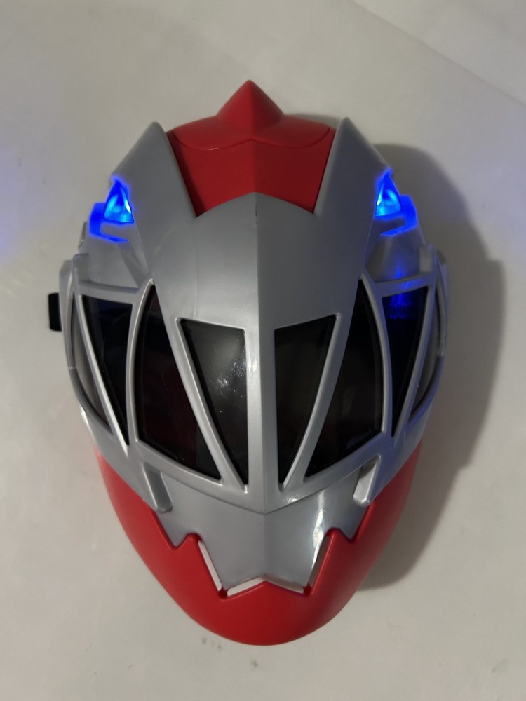 Power Rangers Dino Charge Electronic Mask Cosplay Helmet Lights Tested Works