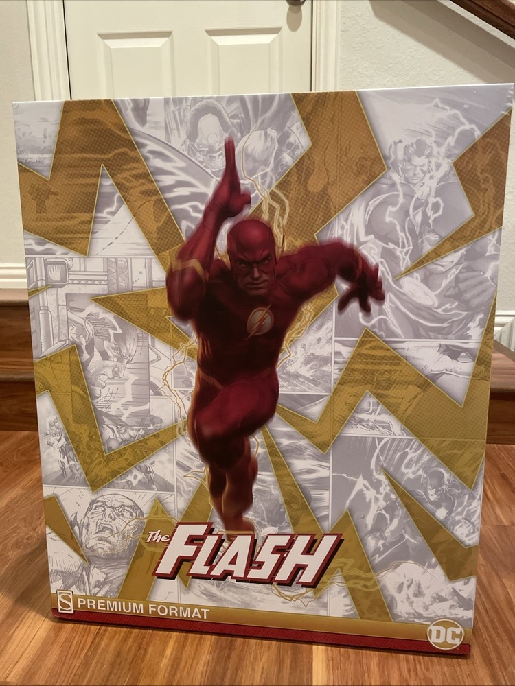 Sideshow 300683 The Flash Premium Format DC Comics 17″ Statue Used