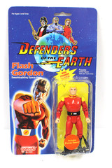1985 FLASH GORDON Defenders of the Earth ACTION FIGURE Galoob New on card