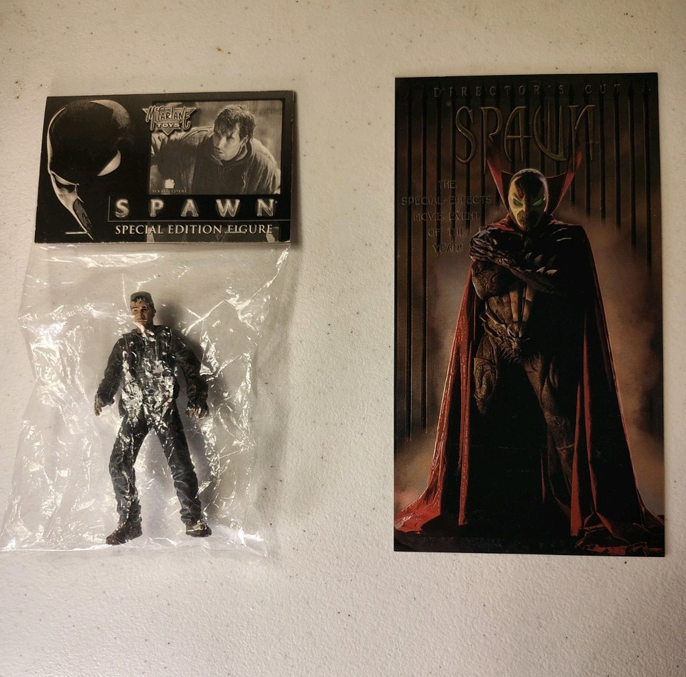 Todd McFarlane Spawn Special Edition Figure Todd The Bum NOS and promo Card