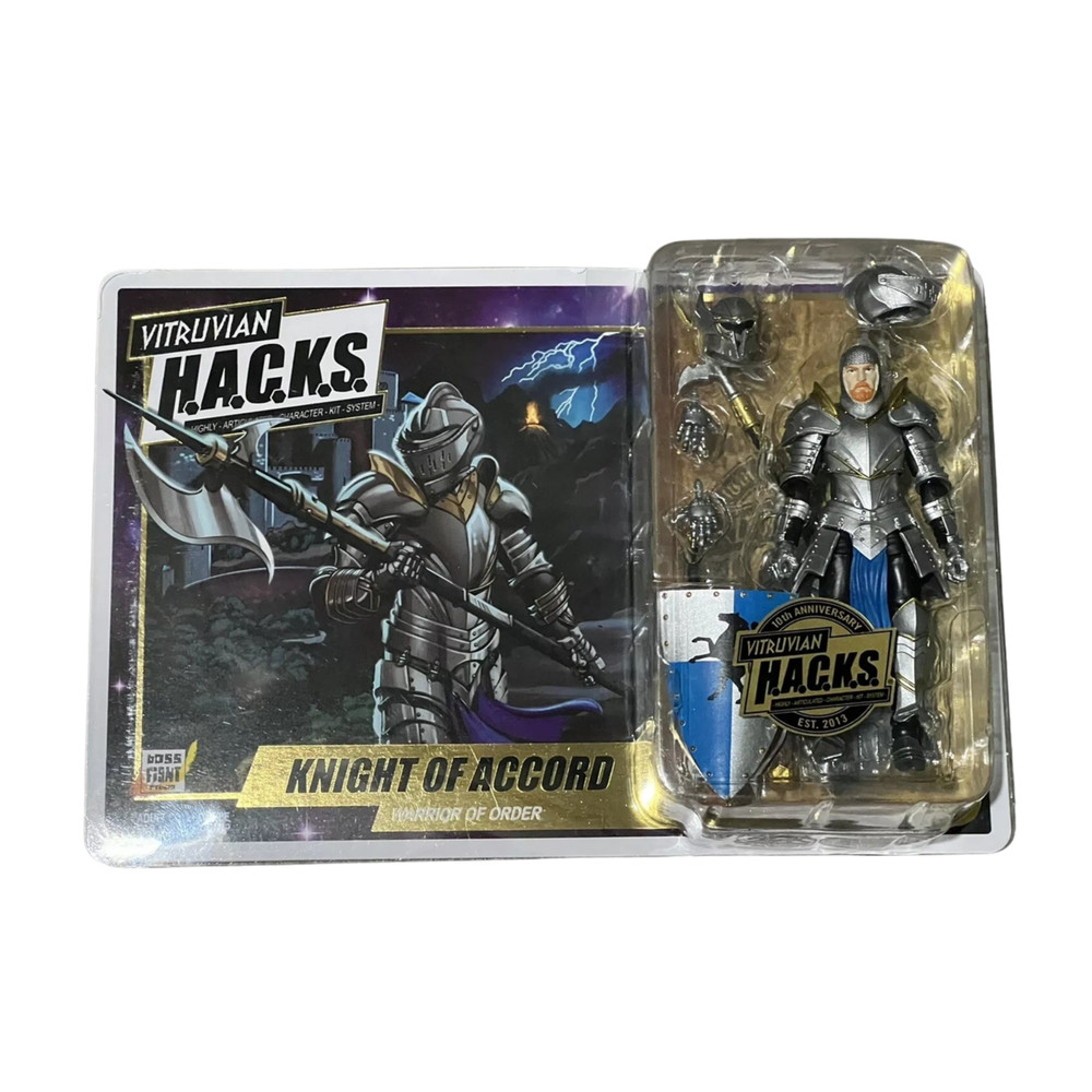 Female Knight Accord Vitruvian Hacks Action Figure 3 3/4″ Boss Fight 1:18 Scale