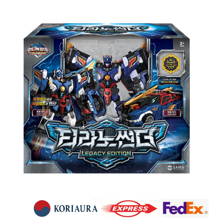 Miniforce Super Dino Power TYRANNO THUNDER LEGACY EDITION Transforming Robot Car