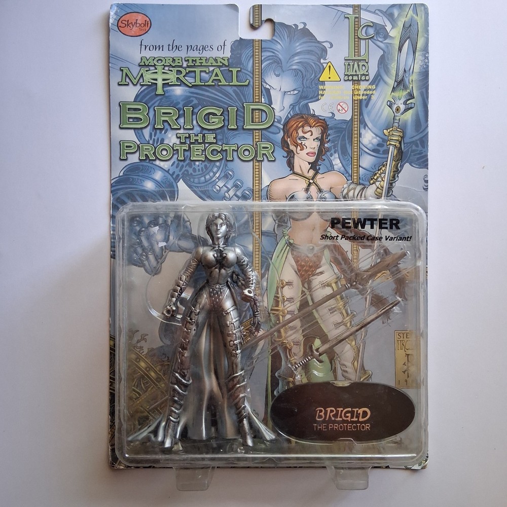 Skybolt Toyz More Than Mortal Brigid The Protector Pewter Variant Action Figure