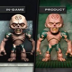 Stylized Zombie Doom Eternal Replica Figure – Ideal Gift for Gamers & Collectors