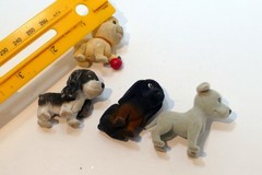 Hasbro Toys 1994 Puppy In My Pocket Dog pack of four lot Vintage