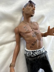 TUPAC SHAKUR FIGURE RARE 8” INCH All ENTERTAINMENT SERIES 1