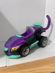 Paw Patrol Cat Pack Shade Purple & Teal Vehicle Car With Tail That Moves! Nice.