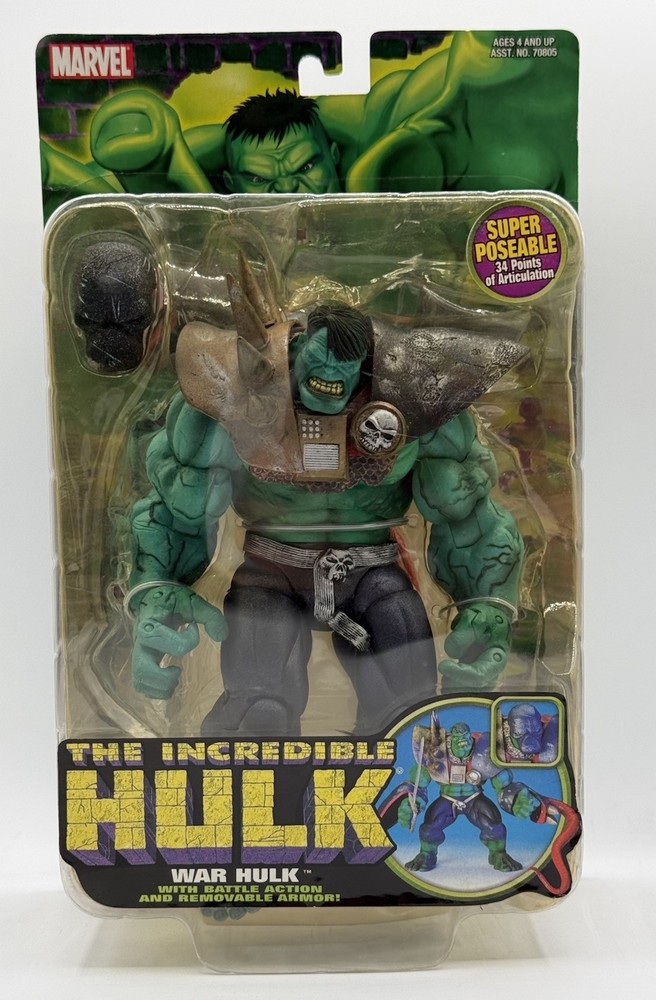 2004 ToyBiz Marvel Legends The Incredible HULK War Hulk Action Figure G1N