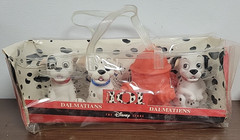 NEW Vintage The Disney Store 101 Dalmatians Squeeze Toy Set Figures