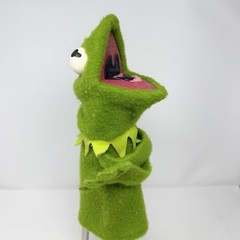 Vintage 1978 Fisher Price Jim Henson Muppets Kermit The Frog Hand Puppet