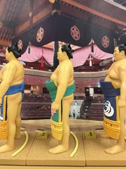 Sumo Wrestler Figure Doll Hot Gift Set Kotozakura,Atamifuji,Ura Size 7.9 in