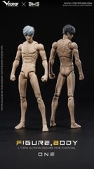 VTOYS X BMS VB002 1/12 Male Pale Flexible Jointed Body &Head Doll For 6″Figure