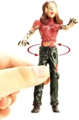Zombie Action Figure Set – 6 Realistic 4-Inch Figures for Parties & Decoration