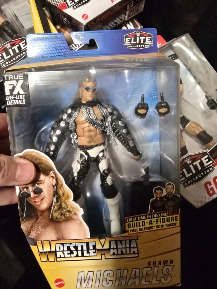 Mattel WWE Wrestlemania 37 Elite Collection Shawn Michaels Figure New in Box