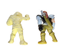 Vintage Pair 1990’s Mighty Max Mini Figures MUMMY & NORMAN