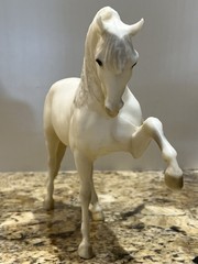Vintage Breyer #68 Legionario III Andalusian White Alabaster Branded Stallion