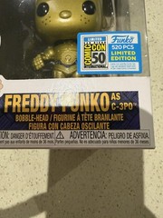 Freddy Funko as C-3PO LE 520 SDCC 2019 with Hard Protector