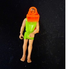 Vintage 1974 Fisher Price Adventure People Scuba Diver Figure with Orange Tank