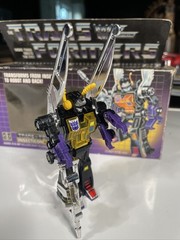 Vintage Transformers Action Figure With Box weapon KICKBACK G1 hasbro T2-9