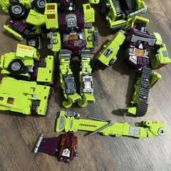 NBK Deformation Oversize Toys Robot Devastator Engineering Combiner INCOMPLETE