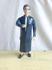 Shushing Nancy Pearl Librarian Female Action Figure 2008 Accoutrements NO BOOK