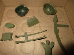 Marx Stony Stonewall Smith Army Action Figure Tent Body Parts Accessories