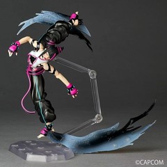 Kaiyodo Amazing Yamaguchi Juri Street Fighter 6 Action Figure w/bonus In Stock !
