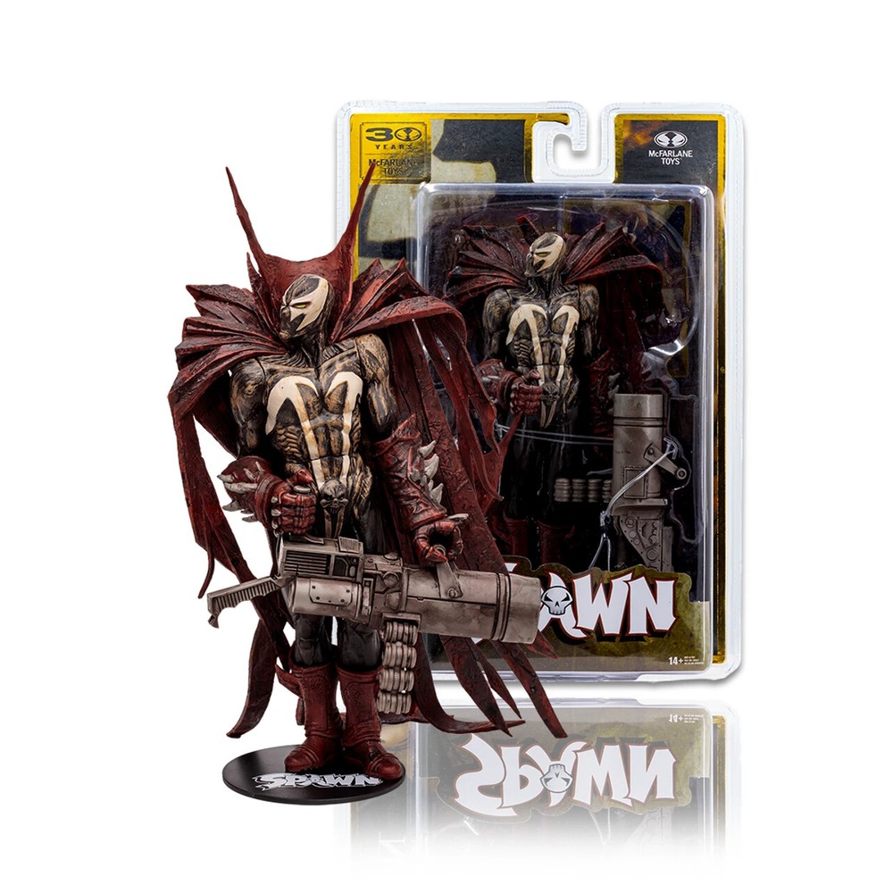 McFarlane Toys 30th Anniversary Hellspawn Digitally Remastered 7″ Posed Figure