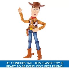 2025 Disney Pixar TOY STORY ROUNDUP FUN WOODY DOLL 30th Anniversary Mattel 12in