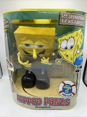 Spongebob Squarepants Ripped Pants Musical Toy 2005 Mattel NIB