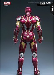 1/7 Marvel Avengers Iron Man Mark 46 LED Infinity War Action Figure Model Kit