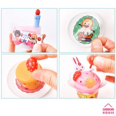 Bread Barbershop Home Party Cake Happy Birthday Korean Anime Toy