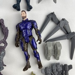 Final Faction Kharn Hive Class Alien Action Figure Lot Brute Dog Synthoid Drone