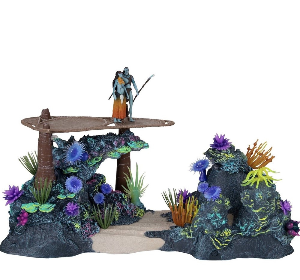 Avatar The Way of Water Metkayina Reef Playset Tonowari Ronal McFarland Toys NEW
